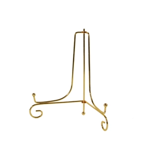 Golden metal display stand for jewelry necklaces bracelets and display accessories