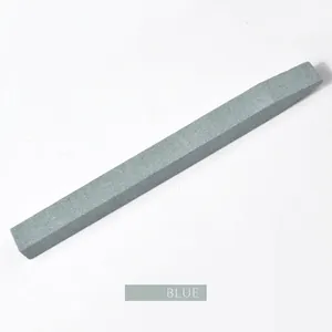 Professional blue quartz nail file stone for cuticle removal and precision nail shaping
