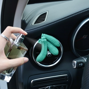 Bananen-Aromatherapie Gipsform für DIY Auto-Lüftungsclip Diffusor-Set
