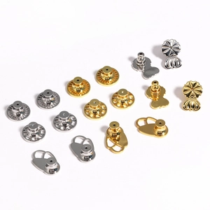 Copper Earring Backs Lifters Support For Heavy Earrings Anti Droop Metal Stabilizers Jewelry Findings Accessory