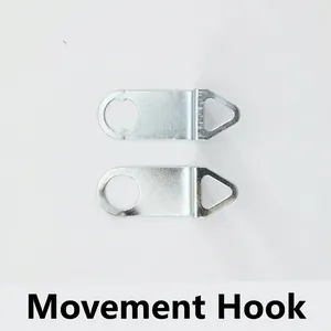 Clock Movement Hook Universal Metal Quartz Clock DIY Hanger Accessories Silver Repair Parts Wall Mounted Hardware