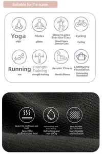 Macro view of seamless breathable knitted fabric for women's high-elastic yoga leggings
