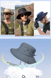 Détail du chapeau de soleil extérieur avec protection UV à 360 degrés et œillets d'aération