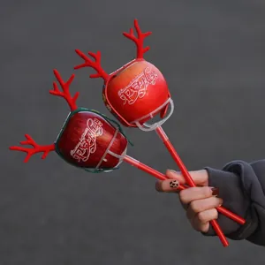 Christmas Apple Bouquet Holder Antler Reindeer Shape Plastic DIY Fruit Gift Packaging Support Base For Holiday Party