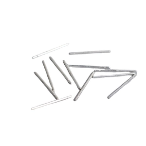 Multiple S925 sterling silver ear studs and pins in bright silver finish on white background