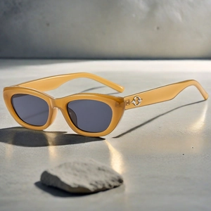 Cat Eye Sunglasses Retro Vintage UV Protection PC Frame AC Lens Fashion Hip Hop Trendy Eyewear For Men Women