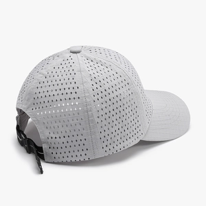 Cappellino da baseball traspirante grigio chiaro per ciclismo estivo e protezione solare