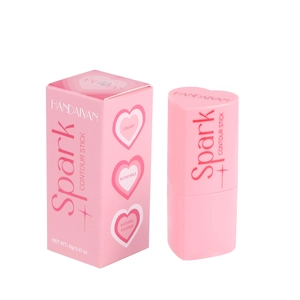 Professioneller rosa Creme-Rouge-Stift und Packung für ein natürliches Strahlen