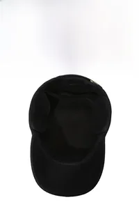 Detail of men's winter hat showing the thick thermal fleece lining and ear protection