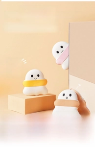Ghost-shaped makeup sponge puffs with soft texture and high elasticity for base makeup