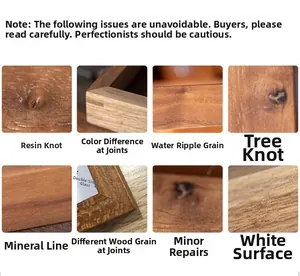 Detail showcase of black walnut solid wood texture patterns and natural grain variations