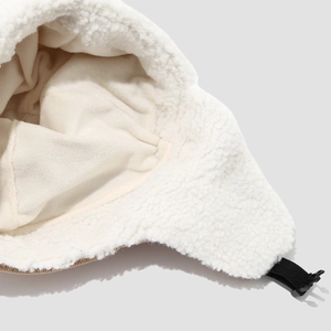 Winter-Fliegermütze mit warmem Sherpa-Fleece-Futter und Ohrenklappen für Kinder