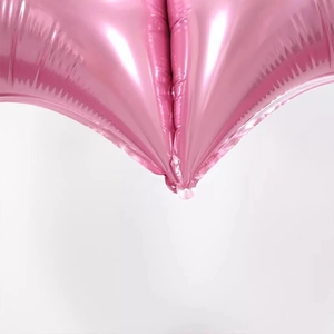 Giant 40-inch hollow heart-shaped pink foil balloon for wedding and party decoration