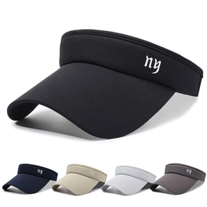 Visière Soleil Chapeau Mesh Respirant Brodé Réglable Sport Plein Air Golf Tennis Décontracté Mode Pour Hommes Femmes