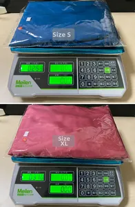 Gewichtsangaben für Satin-Slipkleider: 0,253 kg für Größe S und 0,310 kg für Größe XL