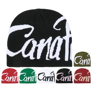 Knit Beanie Hat Acrylic Warm Jacquard Letter Pattern Streetwear Hip Hop Winter Outdoor Unisex Skull Cap