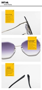Détail des charnières métalliques et des plaquettes de nez pour lunettes violet dégradé