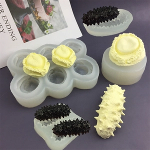 Realistic Sea Cucumber Abalone Shaped Silicone Mold For DIY Cake Fondant Mousse Chocolate Soap Candle Making Aromatherapy Plaster