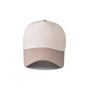 Detailed view of the premium cotton twill texture and dual-tone stitching on the cap