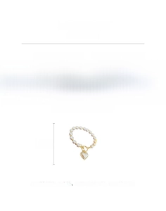 Dettaglio bracciale di perle con indicazione peso 9,7g e lunghezza di 23,5cm