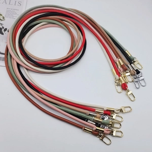Versatile PU leather shoulder strap with golden metal buckles in multiple colors