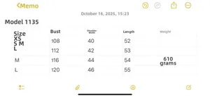 Size guide for women's fleece hooded vest with chest and length measurements in cm