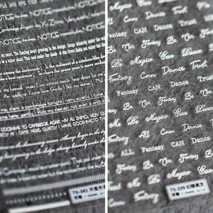 3D Embossed Nail Art Stickers English Letters Quotes Self Adhesive DIY Manicure Decoration Decals Transparent Relief