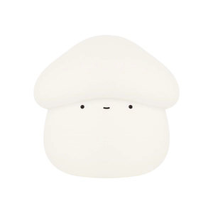 Mushroom silicone night light with cute face and USB charging for bedroom nursery