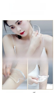 Detailed 3D crystal gua sha tool used for massage on neck, legs and arms for lifting