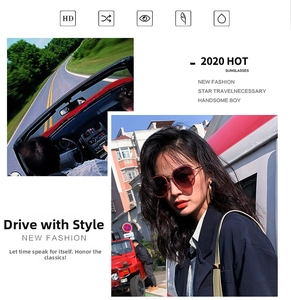 Detail view of stylish square red-brown sunglasses for driving and outdoor fashion