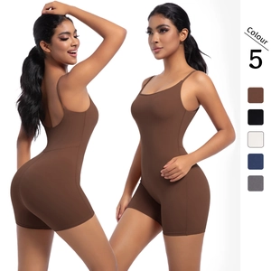 Women Yoga Bodysuit Sleeveless Nude Feel Fitness Romper Sports Tight One Piece Jumpsuit Solid Color Athleisure Wear Gym Workout Top And Bottom