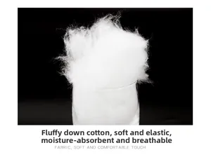 Detail of soft down cotton filling for capybara plush toy showing fluffy white fibers
