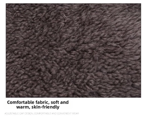 Macro shot showing soft dark brown Sherpa fleece texture with thick curly fibers