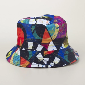 Wendbarer Anglerhut Baumwolle Canvas Batik Graffiti Druck Sonnenschutz Streetwear Outdoor Strand Sonnenhut Für Herren Damen