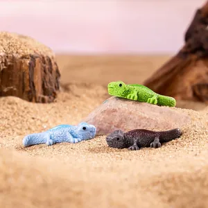 Realistic resin lizard miniatures for DIY landscape gardening and handicraft decoration