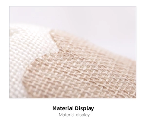 Macro detail of high-quality woven burlap fabric showing fiber texture and craftsmanship