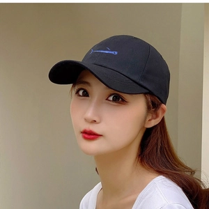 Cotton Baseball Cap Whale Fish Embroidery Sun Protection Adjustable Casual Fashion Hat For Men Women