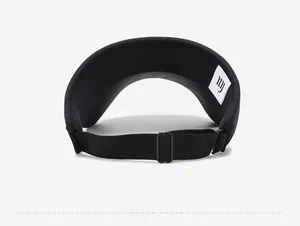 Détail du tissu en maille respirant et de la sangle arrière réglable de la visière