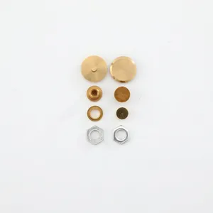 Walnut Wood Clock Pointer Connector Brass Sleeve Counterweight Accessory For DIY Craft Wall Clock Repair Movement Accessory