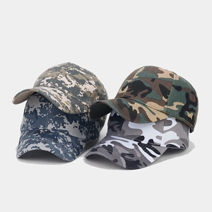 Outdoor-Camouflage-Baseballkappen in vier Digital- und Dschungelmustern für Sport