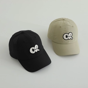Casquettes de baseball respirantes pour enfants en tissu séchage rapide avec broderie 3D