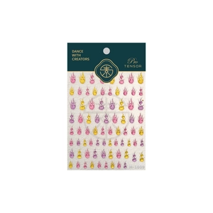 M-1009 Flame nail art stickers in vibrant colors on a white minimalist background