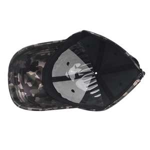 Casquette de baseball camouflage classique en tissu PU imperméable avec bord large