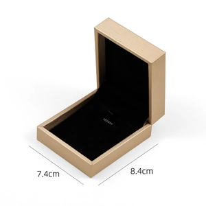 Scatola Regalo Per Gioielli Elegante Velluto Ecopelle Pellicola PE Per Collana Anello Bracciale Pendente Espositore Custodia