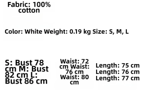 Detailed size chart for the French style white lace mini dress with bow tie features