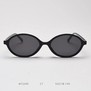 Detailed specs of retro oval polarized sunglasses with 53-18-143 dimensions