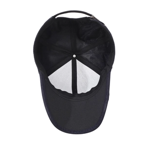 Casquette de baseball en coton pour hommes avec bandeau et boucle de réglage métallique