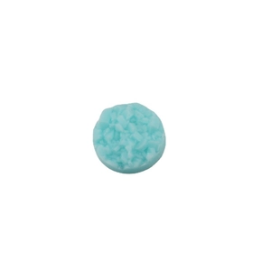 6mm light blue round resin druzy crystal bead with rough texture for DIY jewelry making