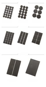 Various sizes of thickened anti-slip furniture pads in round square and DIY shapes
