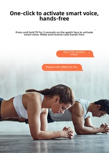 Y13 smartwatch voice assistant demo during workout exercise
